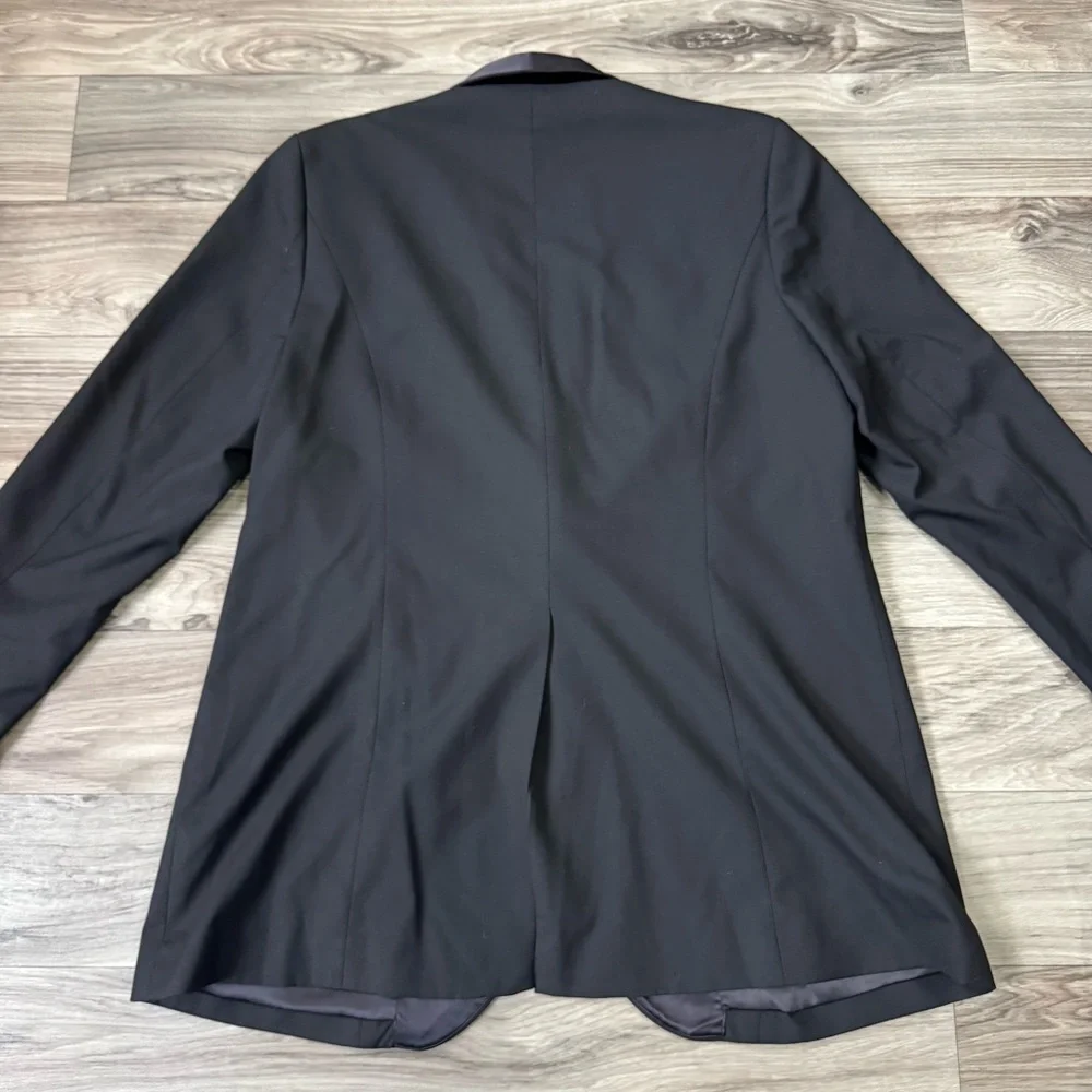 Universal Standard Black Wool Blend Classic Blazer Size Extra Small